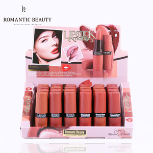 Belleza romántica 6 colores mate bala y complementos impermeable de larga duración barra de labios de terciopelo, fácil de usar - Product Image 2