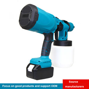 Pistola <span class=keywords><strong>de</strong></span> litio recargable, máquina <span class=keywords><strong>de</strong></span> pulverización eléctrica inalámbrica para pintura <span class=keywords><strong>de</strong></span> pared - Product Image 4