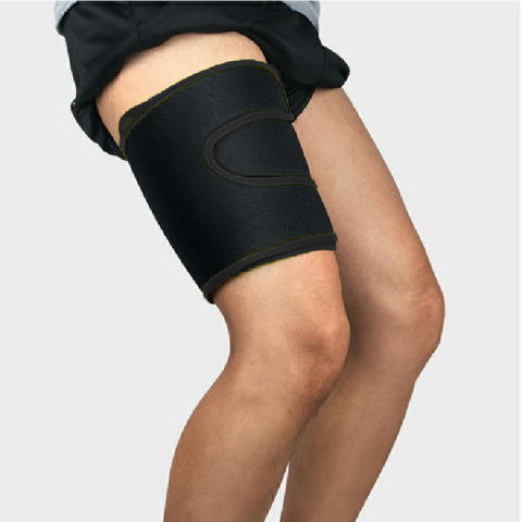 Neoprene Knee Brace with Chloroprene Rubber Leg Strap Thigh Injury Prevention Support Sleeve for Basketball & Running