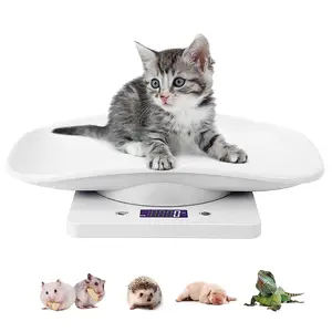 Multi-Function LED Scale Digital Peso Pesar com precisão o seu gatinho Coelho Cachorro Digital Pet Escala