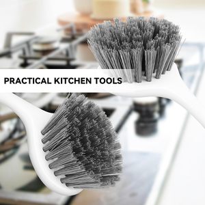 Wholesale <b>Round</b>-Tipped Non-Slip Ergonomic Handle Dish Cleaning <b>Brush</b> for Kitchen - Product Image 3