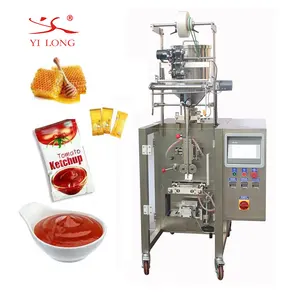YILONG multi-function Automatic Tomato Paste Mayonnaise Chilli Oil Yogurt Bag Honey Milk Pouch Packing Machine