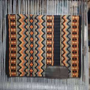 Almohadillas para SILLÍN de lana de Nueva Zelanda genuinas hechas a mano, manta para montar a caballo para doma occidental, cuero de Gel de concha de salto inglés - Product Image 1