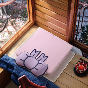 Repose-poignet chauffant en caoutchouc carré pour <span class=keywords><strong>souris</strong></span>, protection <span class=keywords><strong>de</strong></span> poignet en silicone à mémoire <span class=keywords><strong>de</strong></span> forme, support <span class=keywords><strong>de</strong></span> main pour clavier, coussinet <span class=keywords><strong>de</strong></span> poignet mignon à motif <span class=keywords><strong>de</strong></span> dessin animé - Product Image 3