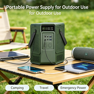 Station portable LiFePO4 60000mAh, charge rapide 140W, sortie AC 110V/220V, onde sinusoïdale pure, solaire, pour le camping nocturne - Product Image 6
