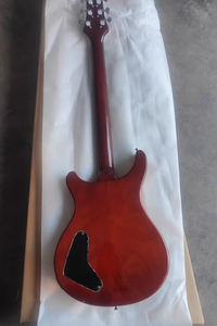 Oferta Especial: <span class=keywords><strong>Guitarra</strong></span> Eléctrica Estilo <span class=keywords><strong>PRS</strong></span> con Trémolo Simple, Chapa de Madera con Diseño de Rayas de Tigre Camaleón, 24 Trastes, Fondo/Lados de Madera de Tilo - Product Image 6