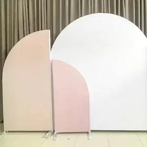 kids photo shoot propsstudio back drops Event Backdrop Stand Round Shape Aluminum Party Wedding Balloon Stand arch wedding