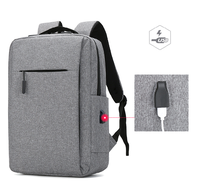 Sac à dos antivol pour ordinateur portable avec chargement USB, imperméable, pour l'université, l'école et les voyages