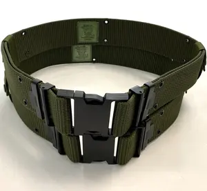 Chinese Factory Made 5.7cm Light Green PP webing Belt With Plastic Buckle for cambodia