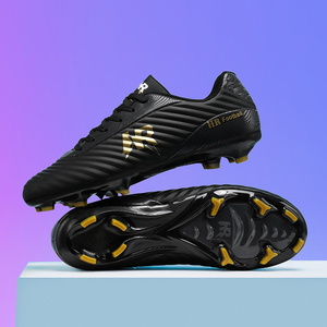 Chaussures de <span class=keywords><strong>football</strong></span> pour hommes Chaussures de <span class=keywords><strong>football</strong></span> basses à lacets Chaussures de <span class=keywords><strong>football</strong></span> pratiques d'entraînement confortables et antidérapantes - Product Image 5