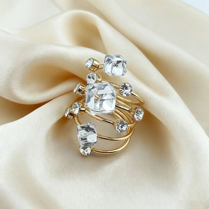 Ladies Hijab Scarf Buckle Pearl Geometry Hijab Scarf Accessories Spring Shape Silk Scarf <b>Ring</b> <b>Clip</b> Buckle <b>Ring</b> - Product Image 4