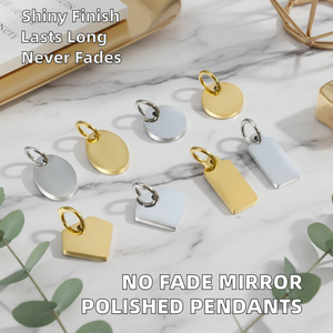 Vente en gros <span class=keywords><strong>CoMade</strong></span> Works : Plaques en acier inoxydable poli, électroplaquées, modernes, à une face, pour la découpe, la fabrication de bijoux DIY et l'artisanat métallique - Product Image 2