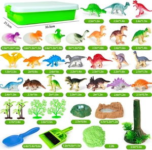Dinosaure Sensoriel <span class=keywords><strong>Bac</strong></span> <span class=keywords><strong>à</strong></span> <span class=keywords><strong>Sable</strong></span> Jouets <span class=keywords><strong>Bac</strong></span> <span class=keywords><strong>à</strong></span> <span class=keywords><strong>Sable</strong></span> Ensemble Jouet pour Éducatif Précoce Drôle <span class=keywords><strong>Bac</strong></span> <span class=keywords><strong>à</strong></span> <span class=keywords><strong>Sable</strong></span> avec Outils et Animaux pour Enfants - Product Image 2