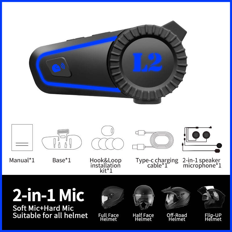 2 en 1 (micrófono rígido + micrófono suave)