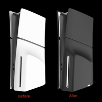 Housse de protection anti-rayures en silicone anti-chute PS5 Slim Skin pour console Playstation 5 Slim