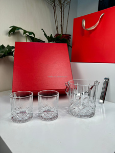 Glass Drinking Tubs with Handle Beverage & Ice Buckets for Bar Tableware for Champagne Parties - Product Image 2