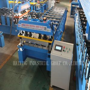 철 루핑 아연 시트 금속 지붕 사다리꼴 롤 성형 기계 만들기 - Product Image 2