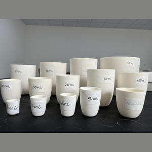 Hoch temperatur 1500-1800 ℃ Aluminium oxid Keramik Korund Tiegel 99% Al2O3 Industrie keramik stäbe zum Golds chmelzen - Product Image 3