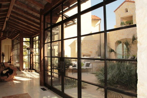 Cửa Sổ Sắt Hiện Đại Cửa Lò Nướng Đơn Giản Bằng Sắt Thiết Kế Cửa Kính Kim Loại Cho Ban Công - Product Image 3