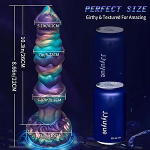 Vibratore Anale <span class=keywords><strong>a</strong></span> Forma di Mostro Alieno con 10 Modalità, Simulazione del Punto G, Dildo Telescopico Vibrante - Product Image 6