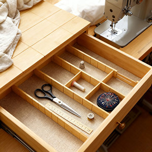 Tre Gỗ Có Thể Điều Chỉnh Tùy Chỉnh Ngăn Kéo Tổ Chức Bộ Chia Mở Rộng Đồ Dùng Tổ Chức Máy Tách Cho Nhà Bếp - Product Image 5