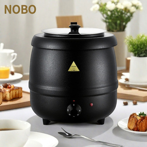 Pentola Riscaldante per Catering e Ristoranti da 10L in Acciaio Inox 304, Scaldavivande per Buffet - Product Image 1