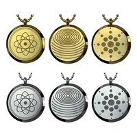 Pendentif énergétique Quantum li-ion Kalung Liontin, humains japonais, original, lithium-fer, métal, énergie Germanium, Science