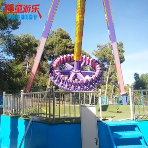 Équipement de parc d'attraction machine de jeu pour adultes balançoire pendule frisbee tour d'attraction
