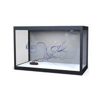 Équipement publicitaire holographique 3D interactif multi-touch avec écran LCD transparent de 21,5 pouces