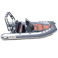 Bateau pneumatique semi-rigide Sport 13 pieds Rib390, coque en aluminium, Hypalon/PVC, bateau pneumatique en aluminium, bateau ponton à vendre