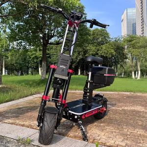 Scooter Eléctrico Potente para Adultos de 10000W 72V con Neumáticos Gruesos de 13 Pulgadas, Carga de 300Kg, Alta Velocidad, Scooter Dualtron Cooler con Asiento R8 Cooler - Product Image 1