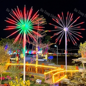 RGB Dynamic <b>LED</b> Firework <b>Lights</b> IP65 Waterproof Customized Colors App/Remote Control for Indoor/Outdoor Holiday Events Shopping - Product Image 3