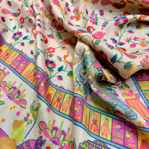 Factory Custom Digital Print <b>Shawls</b> Soft Breathable Printed Wrap for Daily Wear Evening Events OEM ODM Manufacturer - Product Image 2