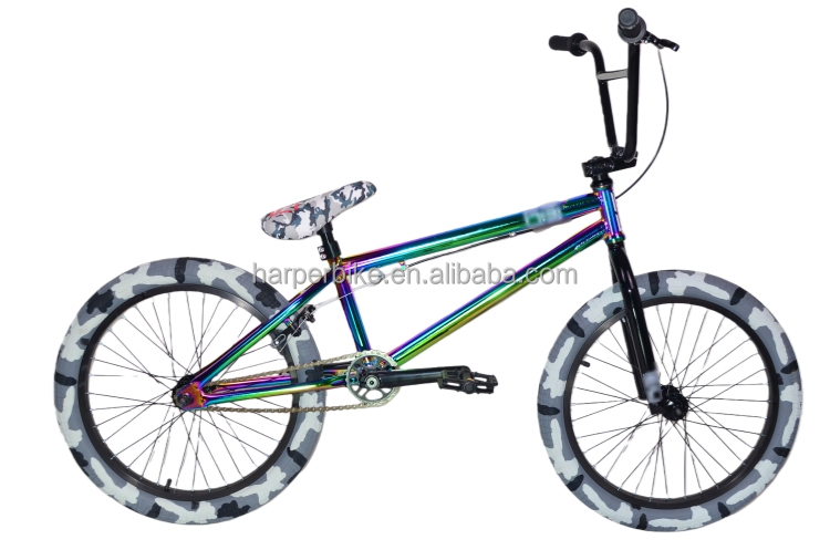 【美品‼️】ECLAT/STRESS前後セットBMXハブ　オイルスリックカラー ユニークデザイン オイルスリック BMXフューエル 20インチ自転車