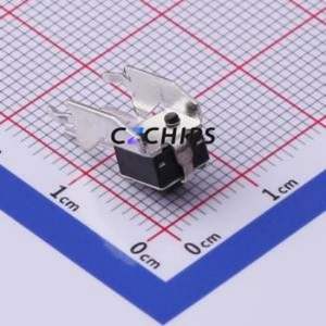 UK-B0209-2G50-AQ25Y Tactile Switch Bent Lead Through Hole,6x6mm Single Pole Single Throw Round Button 2.5N Right Angle Insert - Product Image 2