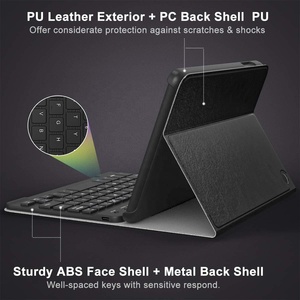 MoKo — étui de clavier amovible intelligent sans fil, Ultra-fin, pour <span class=keywords><strong>Kindle</strong></span> Fire HD 8/Fire HD 8 Plus 2020 - Product Image 6
