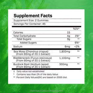 ผลิตภัณฑ์ใหม่ ซีมอสกัมมี่ อาหารเสริมสารสกัดจากรากเบอร์ด็อค เหมาะสำหรับผู้ใหญ่ ช่วยเพิ่มพลังงานและเสริมภูมิคุ้มกัน - Product Image 2