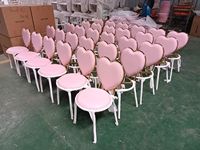 Chaises de réception en métal et PP pour événements en Chine, vente en gros, pour mariages et banquets en extérieur