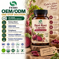 Capsules de racine de betterave à formule personnalisée pour l'énergie, l'endurance et le soutien antioxydant – Service OEM de capsules de racine de betterave