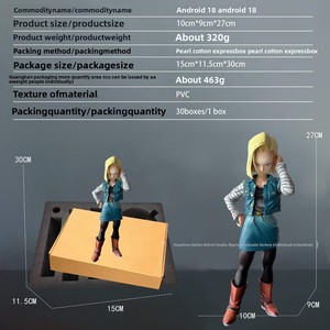 Figurine PVC <span class=keywords><strong>VF</strong></span>-18 Android, Modèle d'Ornement Anime, Nouveauté Transfrontalière, Belle Fille - Product Image 6