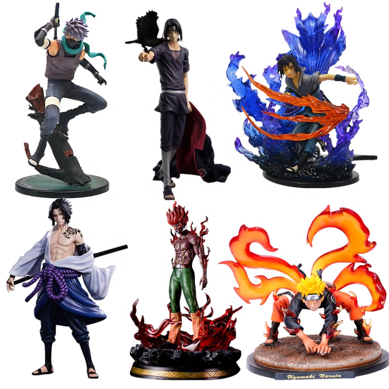 Кукла нарутос, экшн-фигурка Какаси Учиха Итачи Саске из ПВХ, декоративная коллекционная игрушка, нарутос