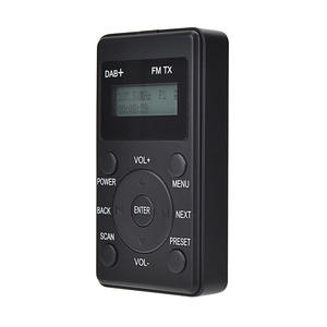 Récepteur radio numérique DAB+ portable avec émetteur FM, écran LCD, commande multi-boutons, rechargeable, format de poche pour un usage quotidien - Product Image 5