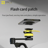 Support Téléphone SMNU à Suspension Magnétique et Amorti, Fixation Rapide, pour Vélo et Moto