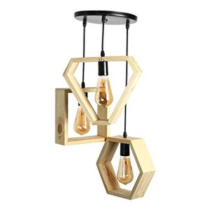Trending New Hand-Painted Glass Chandeliers & Pendant <b>Lights</b> Square Wooden <b>Ceiling</b> <b>Light</b> for Home Decor Hotels Restaurants Sale - Product Image 2