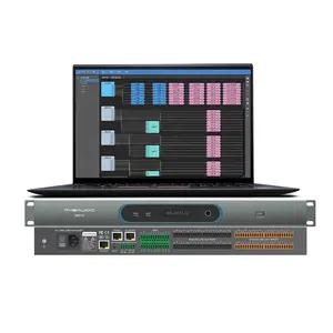 Professional Dante Audio Mixer Console DSP Digital 64x64 channel Sound recording sound card System
