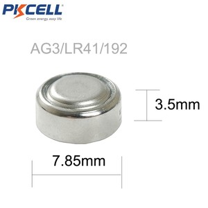 PKCELL 0% hg batteria delle cellule del tasto ag3 <span class=keywords><strong>lr41</strong></span> 1.5v alcalina coin batterie per la vigilanza - Product Image 5