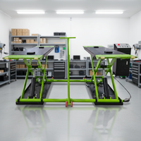 Plateforme élévatrice mobile à ciseaux, 3 tonnes, à levage moyen, avec vérin hydraulique rapide à levier pour voiture
