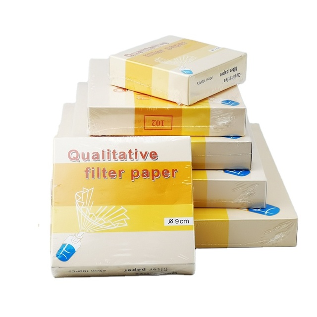 Factory Direct Sales 125mm Chemical Analysis Lab Filter Paper Qualitative Filter Paper