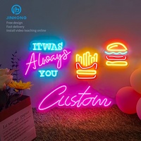 Enseigne au néon de qualité supérieure Joyeux anniversaire, enseigne au néon personnalisée, lettres lumineuses LED pour enseignes commerciales, fabricant en gros pour l'extérieur
