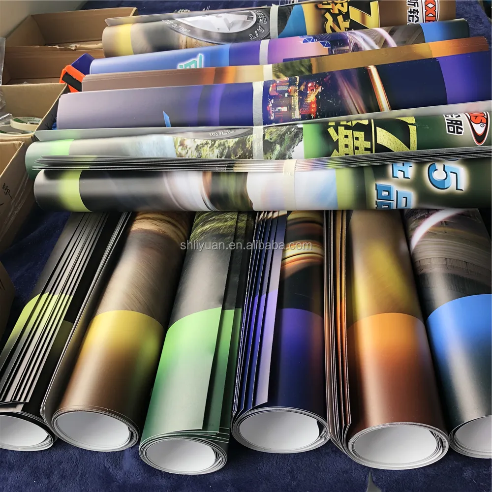 पूर्ण रंग A1,A2,A3 फोटो कागज के साथ बड़े आकार मूवी पोस्टर डिजिटल मुद्रण